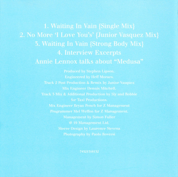 Annie Lennox : Waiting In Vain (CD, Single, Ltd)