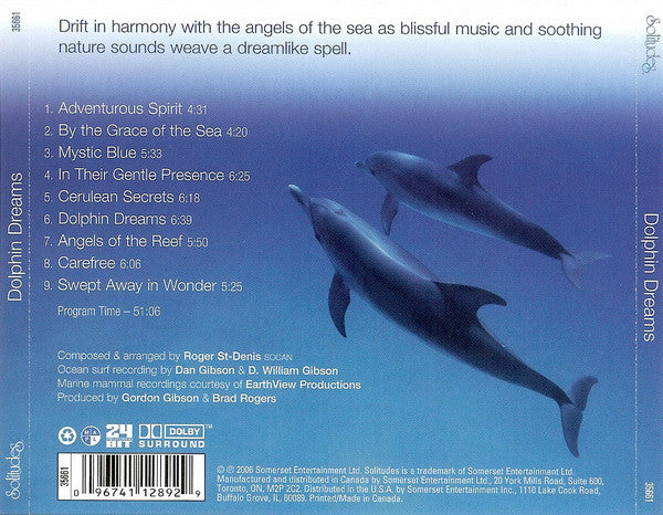 Dan Gibson : Dolphin Dreams (CD, Album, Enh, Dol)