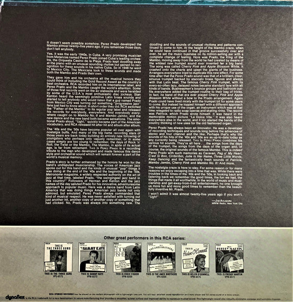 Perez Prado And His Orchestra : This Is Perez Prado (2xLP, Comp)