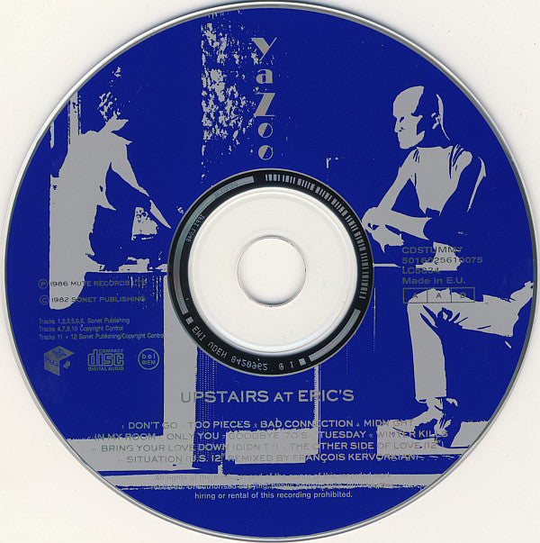 Yazoo : Upstairs At Eric's (CD, Album, RP)