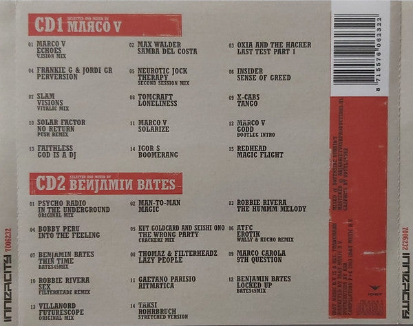 Marco V & Benjamin Bates : Innercity (2xCD, Comp, Mixed)