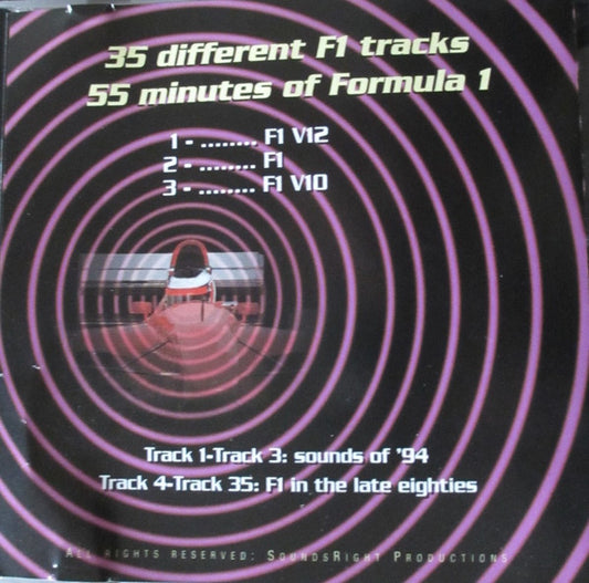Unknown Artist : Formula 1 Sounds - 17.500 RPM (CD, Album)