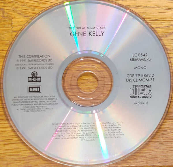 Gene Kelly : The Great MGM Stars (CD, Comp)