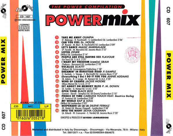 Various : Power Mix (CD, Comp, Mixed)