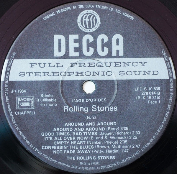 The Rolling Stones : «L'âge D'or» Des Rolling Stones - Vol 2 - Not Fade Away (LP, Album, RE, Gat)
