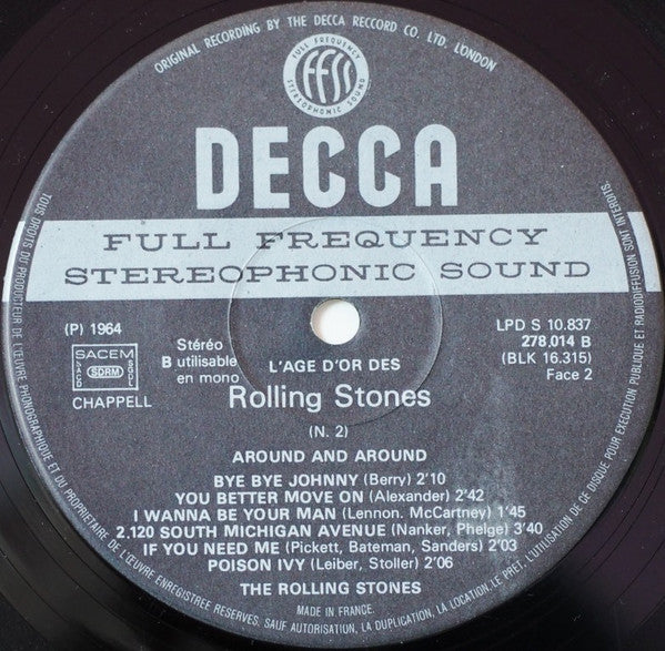 The Rolling Stones : «L'âge D'or» Des Rolling Stones - Vol 2 - Not Fade Away (LP, Album, RE, Gat)