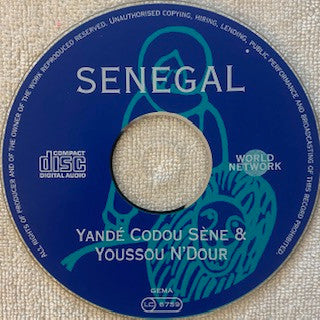 Yandé Codou Sène & Youssou N'Dour : Senegal: Gainde (Voices From The Heart Of Africa) (CD, Album)