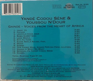 Yandé Codou Sène & Youssou N'Dour : Senegal: Gainde (Voices From The Heart Of Africa) (CD, Album)