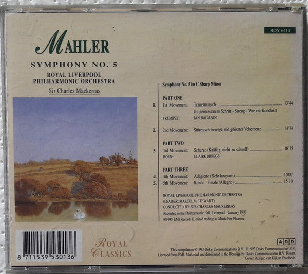 Gustav Mahler, Royal Liverpool Philharmonic Orchestra, Sir Charles Mackerras : Symphony No. 5 (CD, Comp)