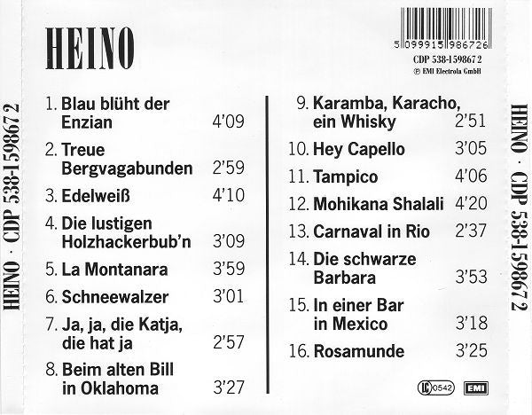 Heino : Gold Collection (CD, Comp)