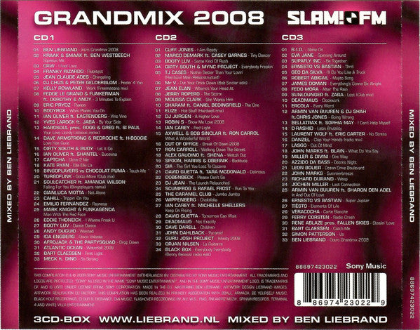 Ben Liebrand : Grandmix 2008 (3xCD, Mixed)