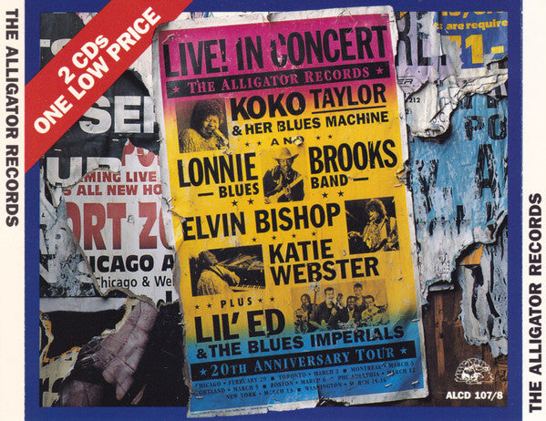 Various : The Alligator Records 20th Anniversary Tour (2xCD, Album)