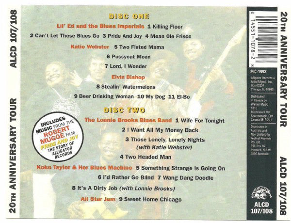 Various : The Alligator Records 20th Anniversary Tour (2xCD, Album)