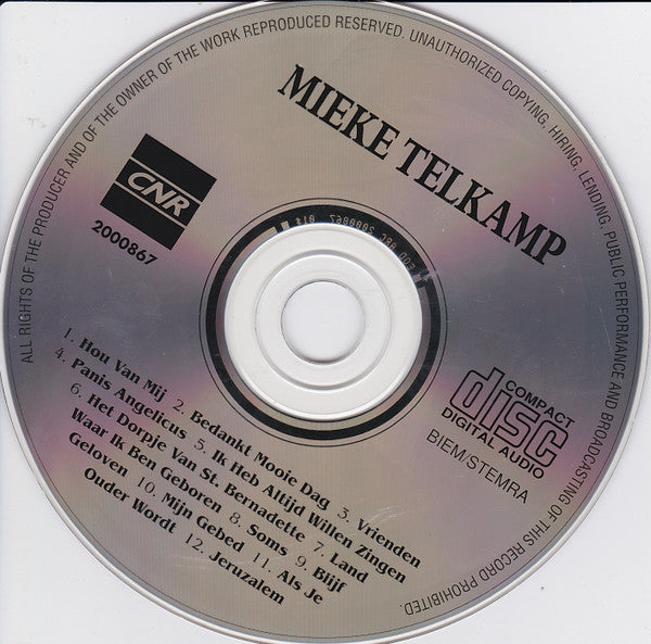 Mieke Telkamp : Mieke Telkamp (CD, Album)
