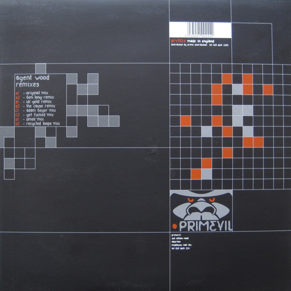 UK Gold : Agent Wood Remixes (2x12")