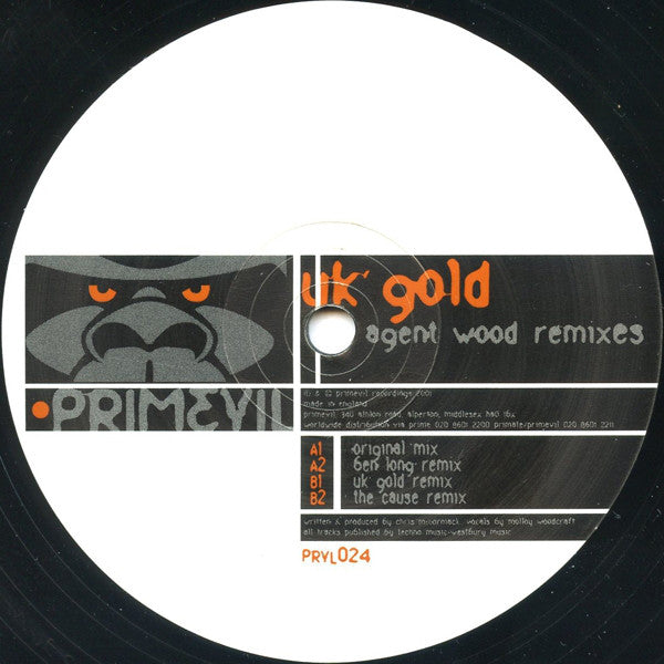 UK Gold : Agent Wood Remixes (2x12")