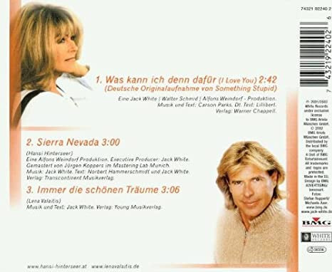 Hansi Hinterseer, Lena Valaitis : Was Kann Ich Denn Dafür... (I Love You) (CD, Maxi)