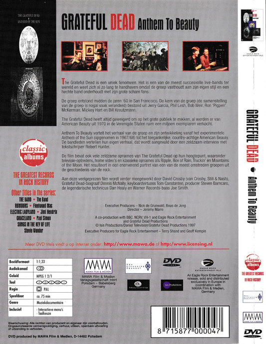 The Grateful Dead : Anthem To Beauty (DVD-V, RE, PAL)