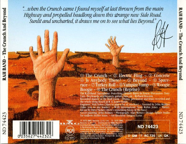 RAH Band : The Crunch & Beyond (CD, Album)