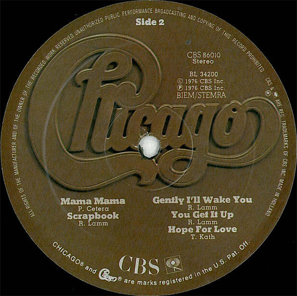 Chicago (2) : Chicago X (LP, Album, Gat)