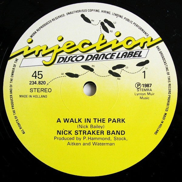 Nick Straker : A Walk In The Park (1987 Production) (12")