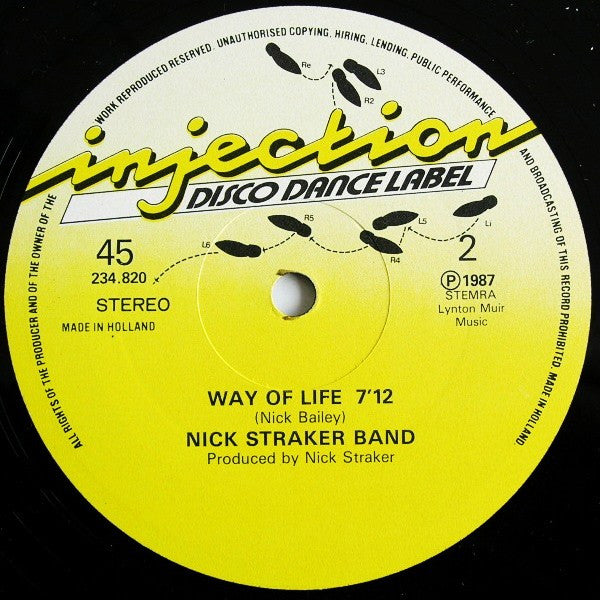 Nick Straker : A Walk In The Park (1987 Production) (12")