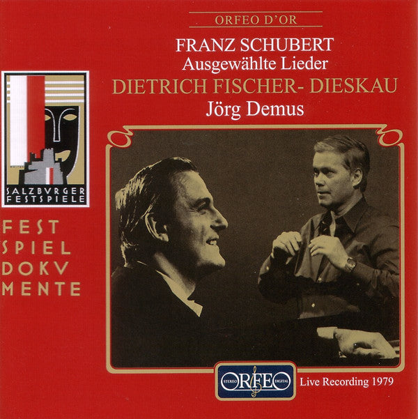 Franz Schubert, Dietrich Fischer-Dieskau, Jörg Demus : Ausgewählte Lieder (CD, Album, RM)