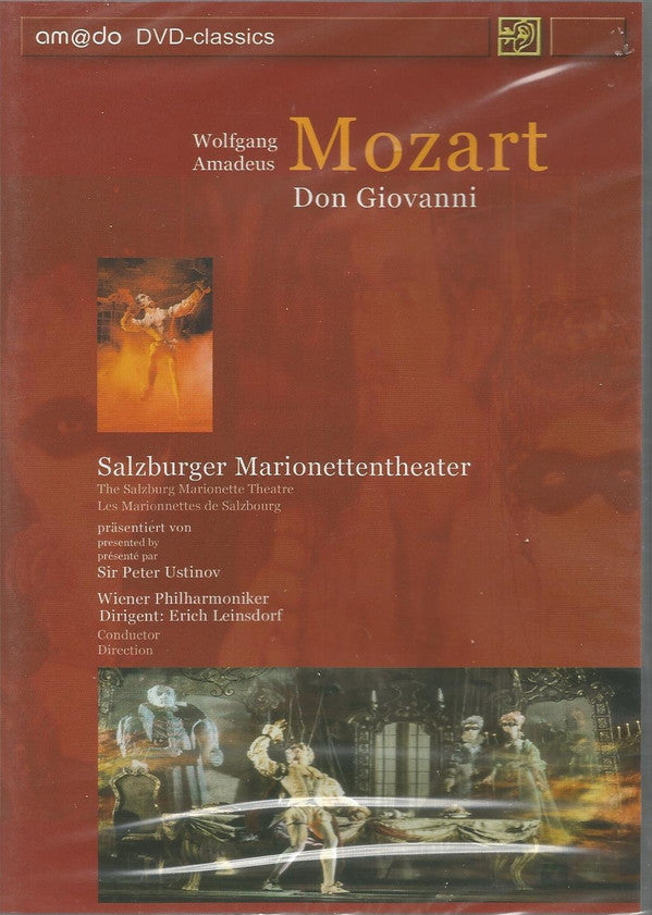 Wolfgang Amadeus Mozart, Salzburger Marionettentheater, Wiener Philharmoniker, Erich Leinsdorf : Don Giovanni (DVD-V)