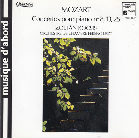 Wolfgang Amadeus Mozart, Zoltán Kocsis, Liszt Ferenc Chamber Orchestra : Concertos Pour Piano No. 8, 13, 25 (CD, Album, RE)