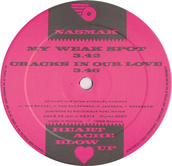 Nasmak : Heartache Blow Up (12")