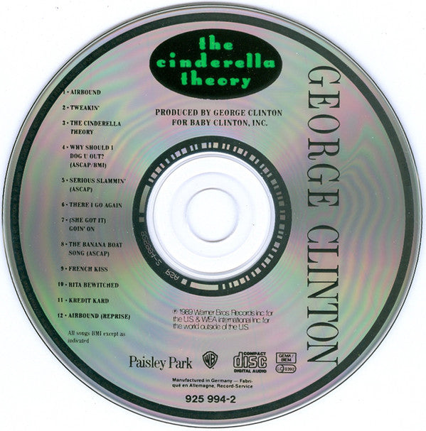 George Clinton : The Cinderella Theory (CD, Album)