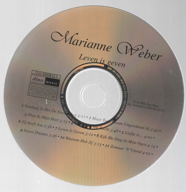 Marianne Weber : Leven Is Geven (CD, Album, Comp)
