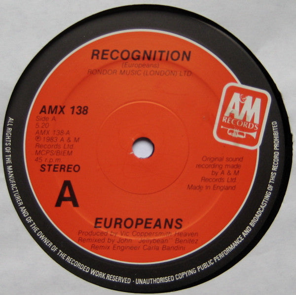 Europeans : Recognition (12")