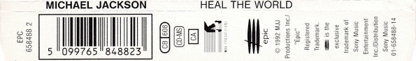 Michael Jackson : Heal The World (CD, Maxi)