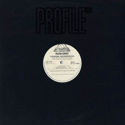 Run-DMC : Simmons Incorporated (12", Promo)