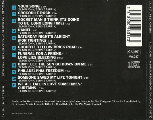 Elton John : The Superior Sound Of Elton John (1970-1975) (CD, Comp)