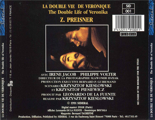 Zbigniew Preisner : La Double Vie De Véronique = The Double Life Of Veronika (Original Motion Picture Sound Track) (CD, Album)