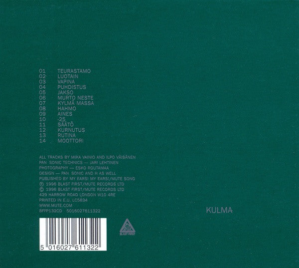 Pan Sonic : Kulma (CD, Album, RE)