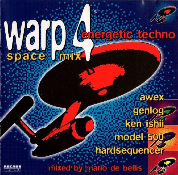 Mario De Bellis : Warp 4 - Energetic Techno (CD, Comp, Mixed)