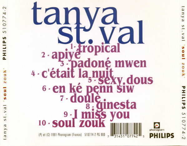 Tanya Saint-Val : Soul Zouk (CD, Album)