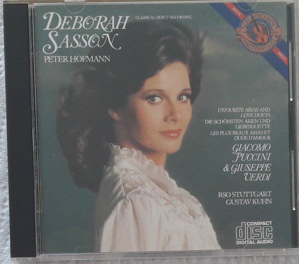 Deborah Sasson, Peter Hofmann, Giacomo Puccini & Giuseppe Verdi, Radio-Sinfonieorchester Stuttgart, Gustav Kuhn : Favorite Arias And Love Duets = Die Schönsten Arien Und Liebesduette = Les Plus Beaux Arias Et Duo D'amour (CD, Album)
