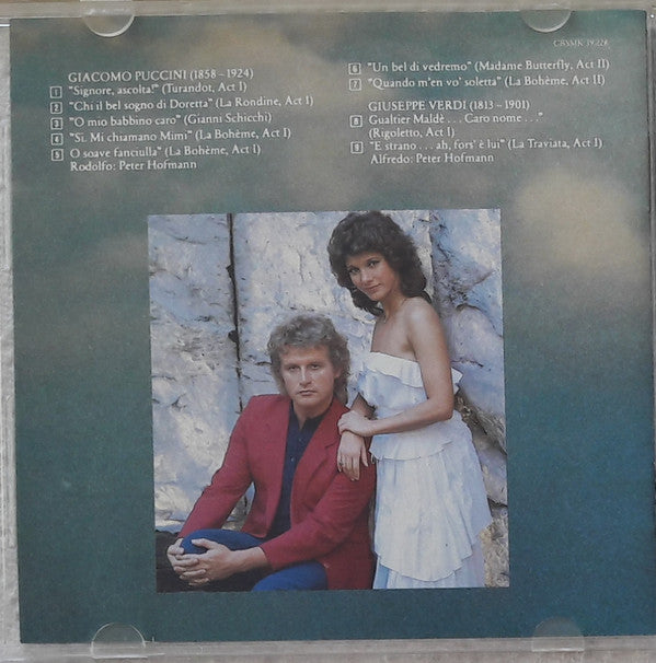 Deborah Sasson, Peter Hofmann, Giacomo Puccini & Giuseppe Verdi, Radio-Sinfonieorchester Stuttgart, Gustav Kuhn : Favorite Arias And Love Duets = Die Schönsten Arien Und Liebesduette = Les Plus Beaux Arias Et Duo D'amour (CD, Album)