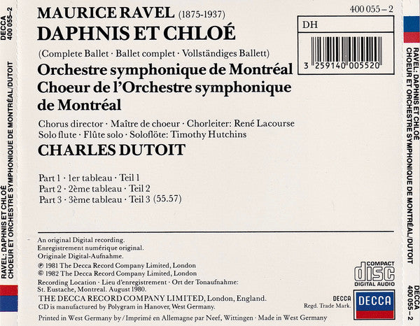 Luciano Pavarotti, Joan Sutherland, Richard Bonynge, National Philharmonic Orchestra : Sutherland Pavarotti Operatic Duets (CD, Album)