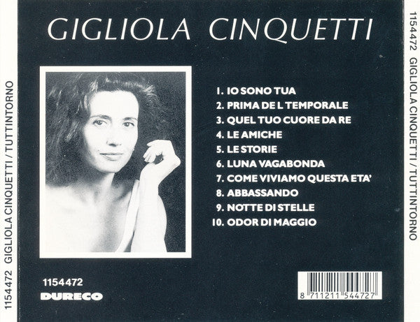 Gigliola Cinquetti : Tuttintorno (CD, Album)