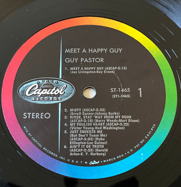 Guy Pastor : Meet A Happy Guy (LP, Album)
