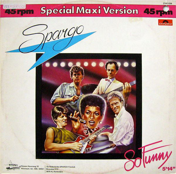Spargo : So Funny (Special Maxi Version) (12", EP, Maxi)