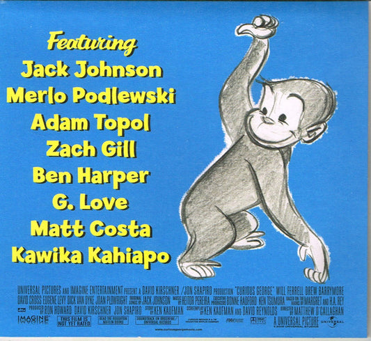 Jack Johnson And Friends Of Jack Johnson : Sing-A-Longs And Lullabies For The Film Curious George (CD, Album, Dig)