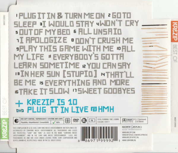 Krezip : Best Of (CD, Comp + DVD, Copy Prot., Enh, PAL)