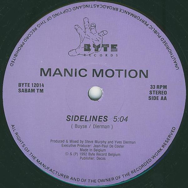 Manic Motion : Technologies / Sidelines (12")