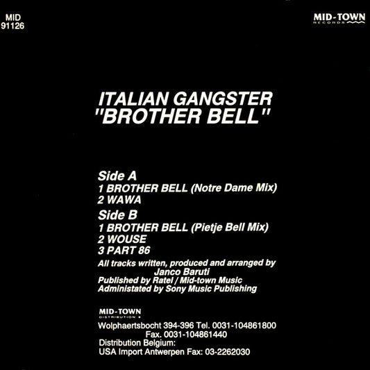 Italian Gangster : Brother Bell (12")